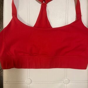 Beyond Yoga Red Sports Bra